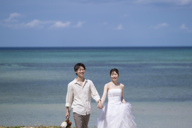 沖縄フォトウェディングMプラン（撮影地2箇所）