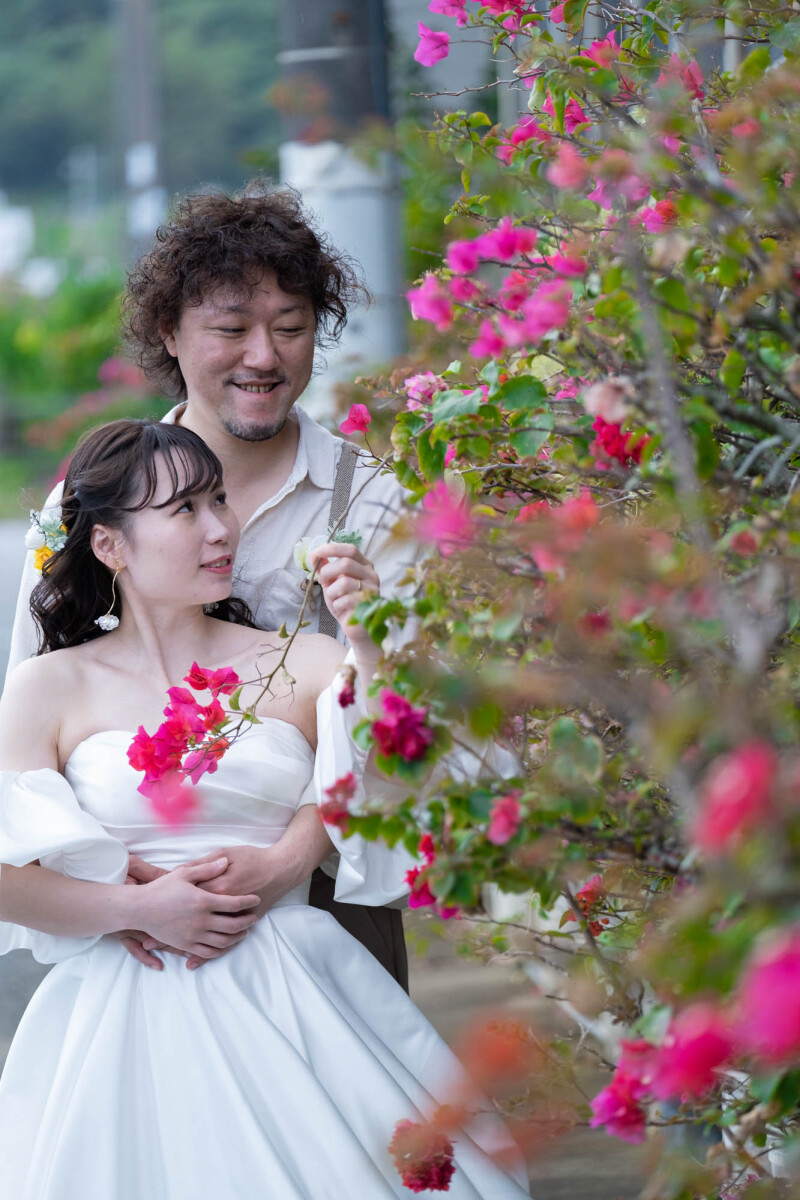 ブーゲンビリアと一緒に♪