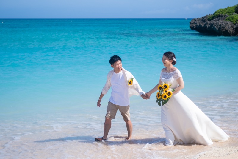 海にそのまま入れる！ウォーターイン！