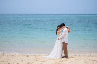 フォトウェディングM＋サンセット撮影＋ヘアチェンジ付き♪