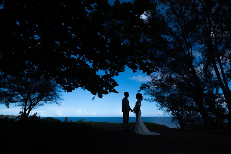 ビーチまでの道のりでおしゃれに1枚♪