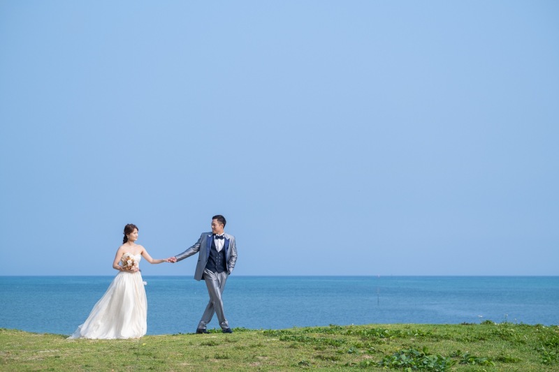 緑とビーチが撮影できる秘密のビーチ