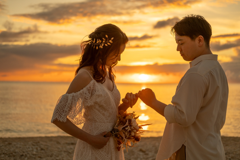 最後はサンセット撮影!