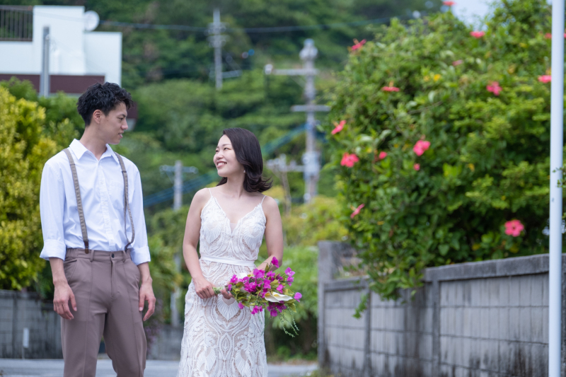 撮影終了！戻る途中のお二人♪