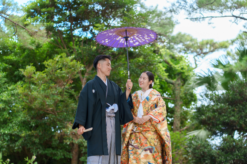 沖縄フォトウェディング『和洋装プラン』