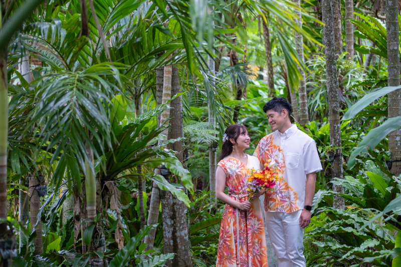 お二人のご要望がいっぱい詰まった撮影スタート！