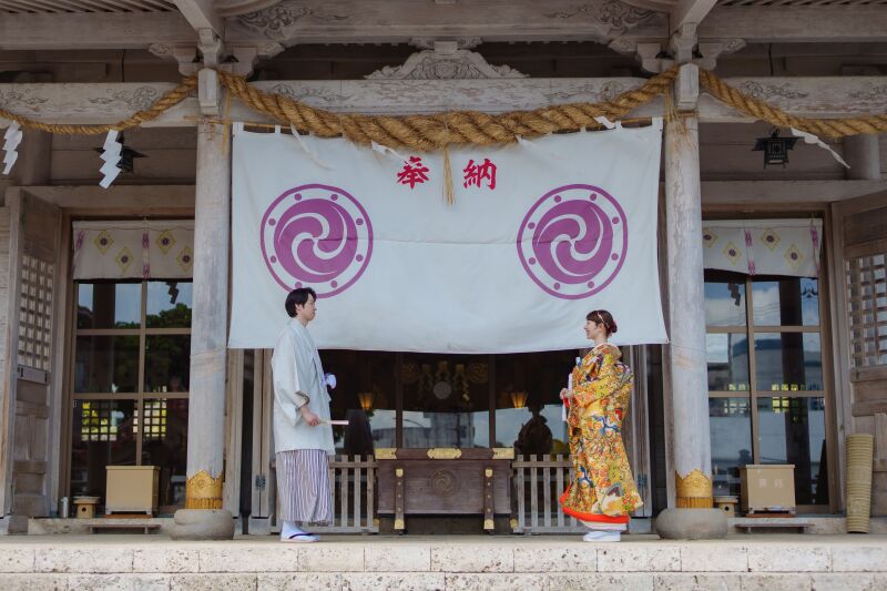お着付は、スタジオで行います♪
