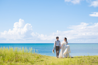 撮影後も観光の時間たっぷりとれる♪沖縄フォトウェディングSプラン