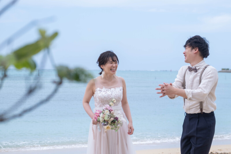 自然なお二人の姿をフォトウェディングに残す