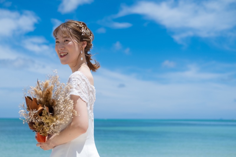 新婦様おひとりショット