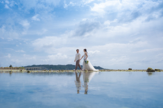 沖縄フォトウェディングMプラン(撮影地2箇所)