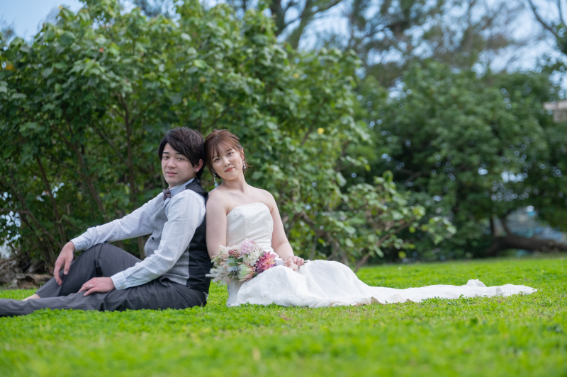 芝生もあります♪