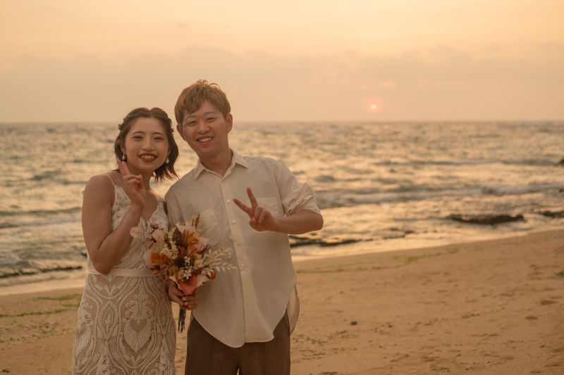 フォトウエディングMプラン＋サンセット撮影