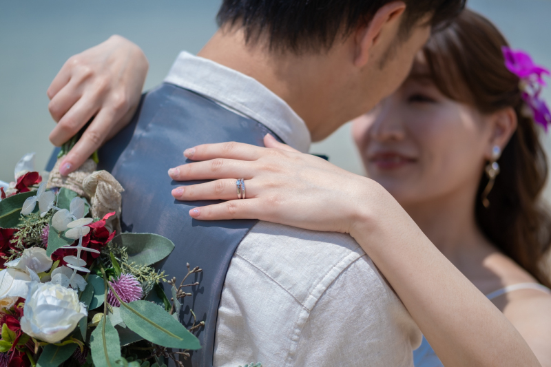 おしゃれにリングフォトを・・・