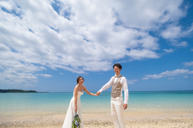 青い海へ到着！