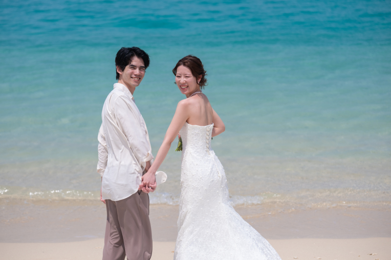 新婦様からリクエストをいただいた【伊計ビーチ】