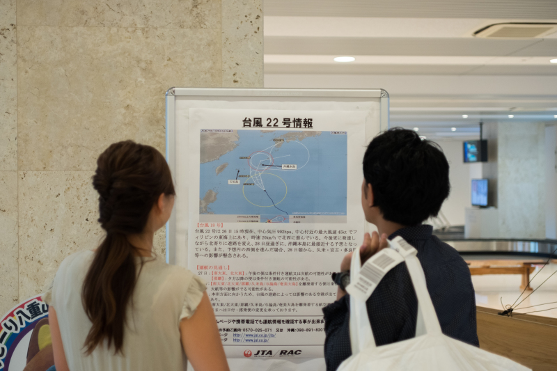 まさかの台風。。。