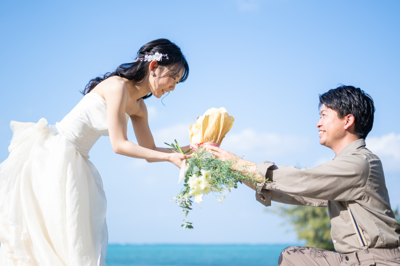 弾丸！沖縄フォトウェディングスタート♪