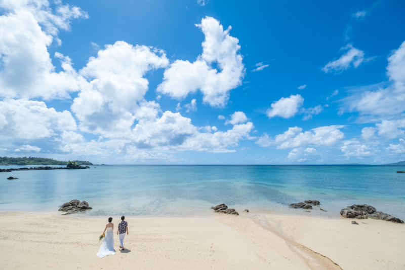 2ヵ所目は恩納村北西部のビーチです♪