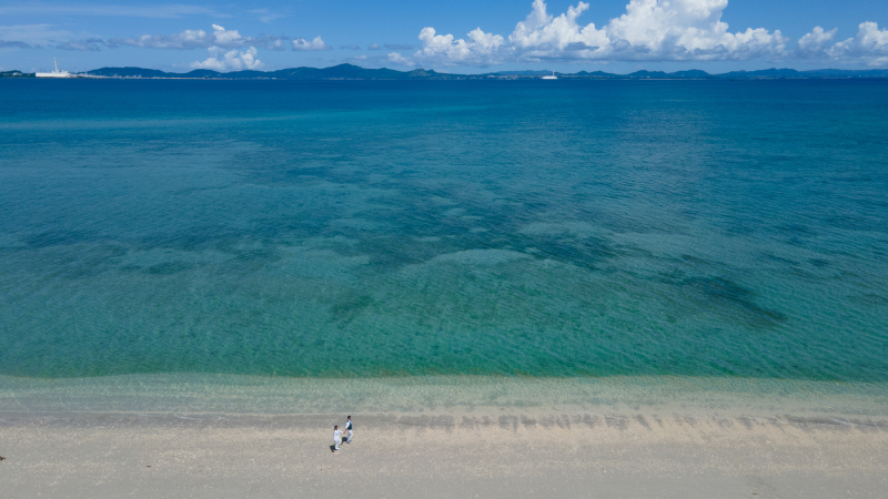 ドローンも撮影しました！