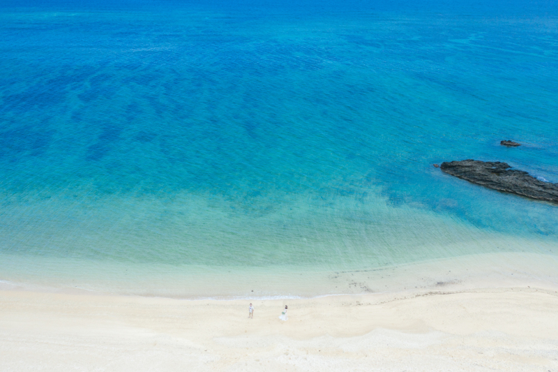恩納村北西部のビーチへ♪