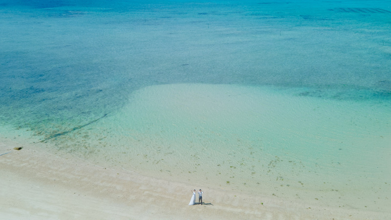 ドラマチックなドローン空撮