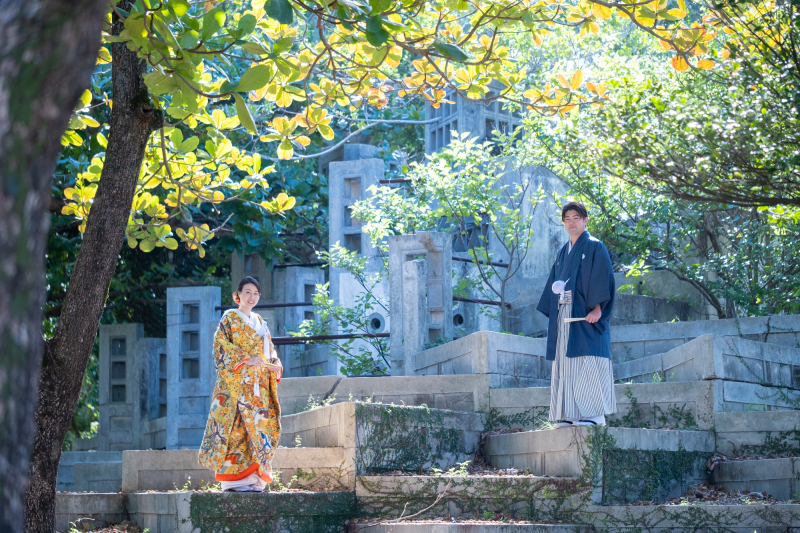 和装でフォトウェディング