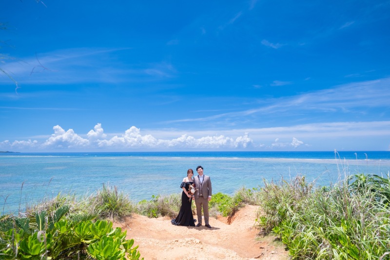 沖縄フォトウェディングMプラン～ウユニ塩湖風～