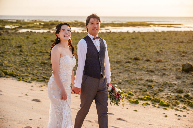 サンセット撮影で衣装チェンジされたお二人♪♪