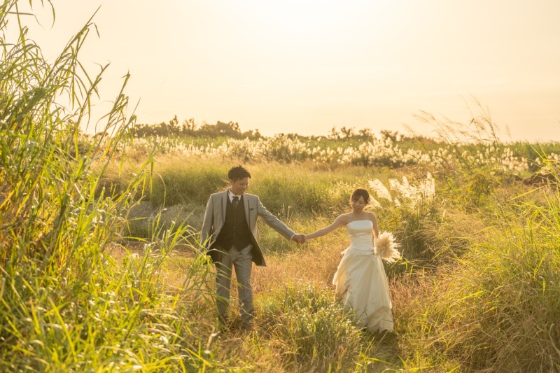 すすきを見つけて撮影♪