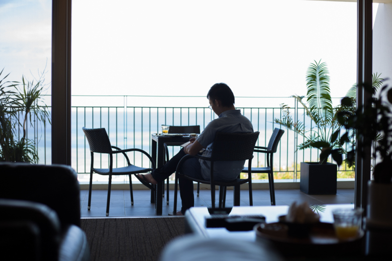 海の見えるホテル