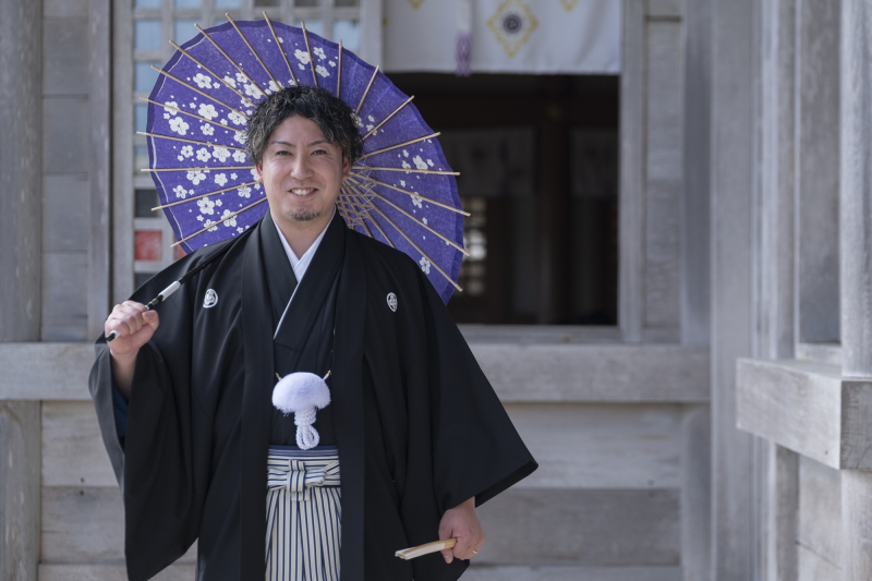 新郎様ソロショット。格好良い!