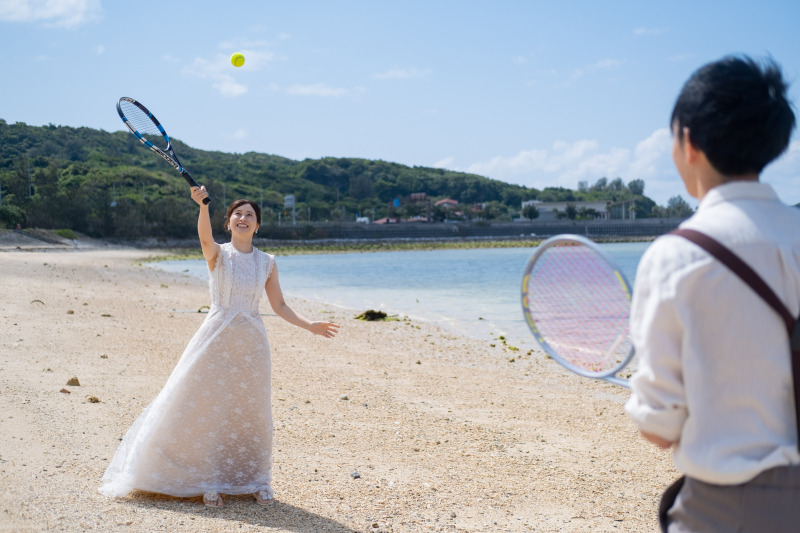 テニスラケットもお持ち込み♪