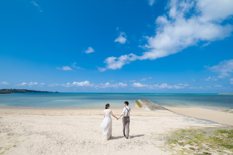 緑でもビーチでもフォトウェディング