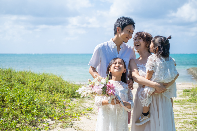 家族でフォトウェディング♪