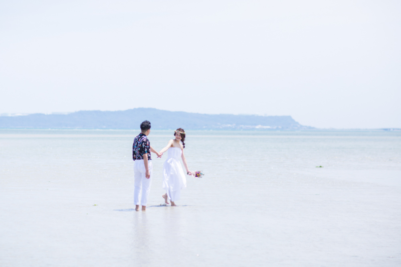 干潮の時だけの特別なビーチ