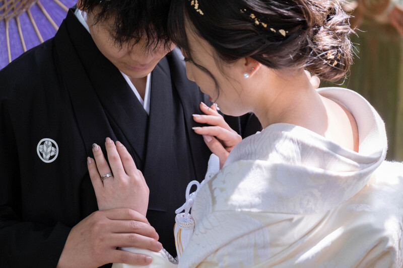 ドレスと和装で贅沢に♪