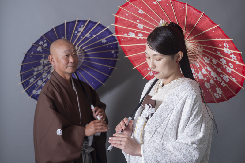 華やかさが増す和傘