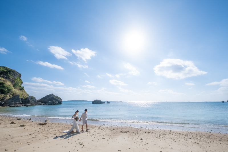 波打ち際をお散歩