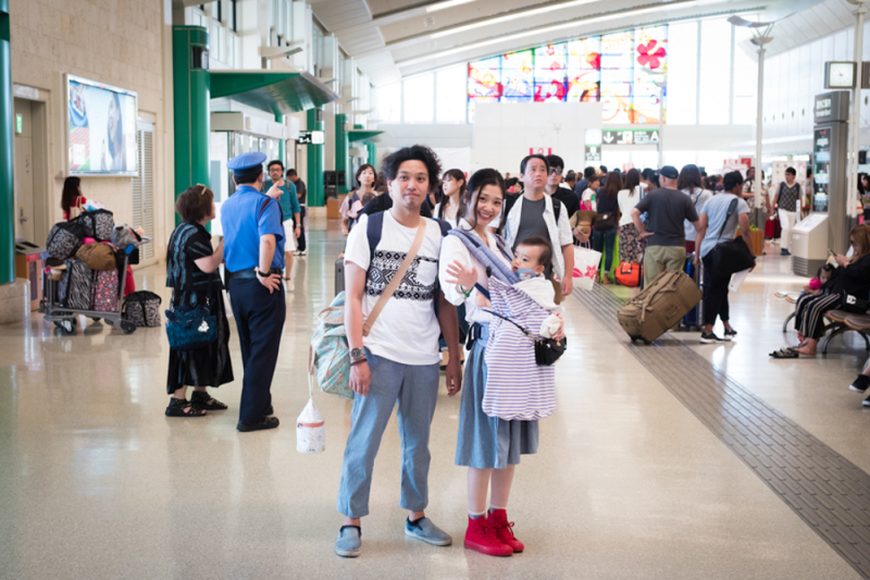 那覇空港到着！