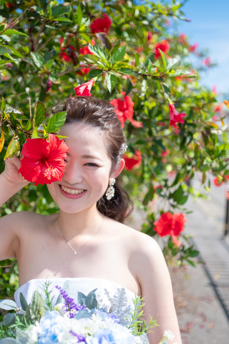南の島のと言えば、ハイビスカス♪