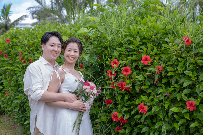 ハイビスカスとカシャッ♪