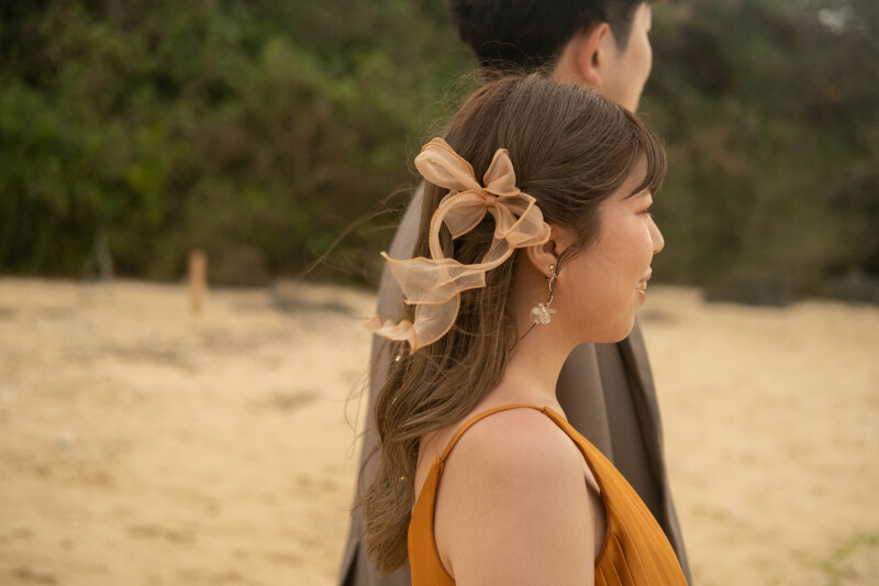 サンセット撮影でヘアチェンジ♪