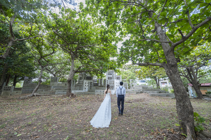 雰囲気を変える緑の撮影