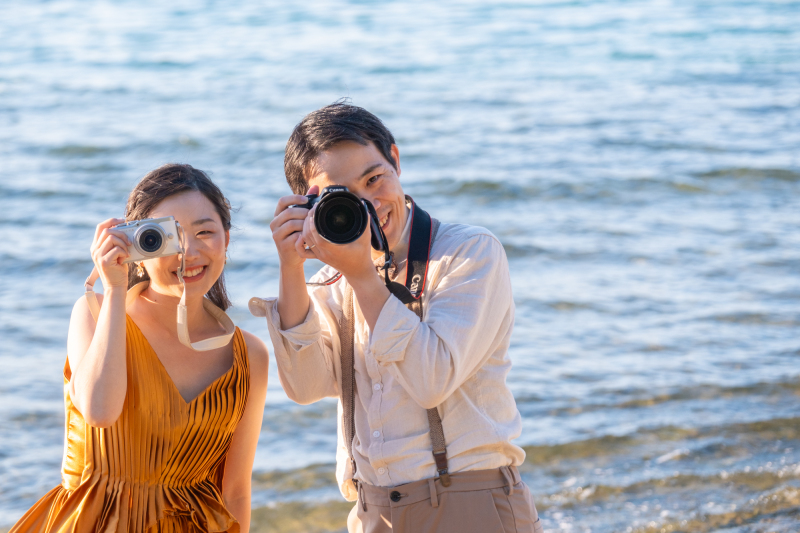 カメラ好きなおふたりでした♪