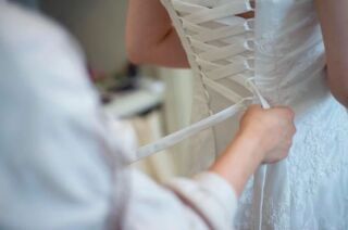 前日ドレスフィッティング