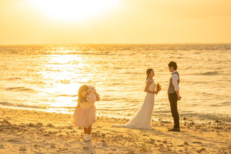 お子さん連れ大歓迎♪【ベビーシッター付き】フォトウェディングMプラン!(ロケ地2箇所)