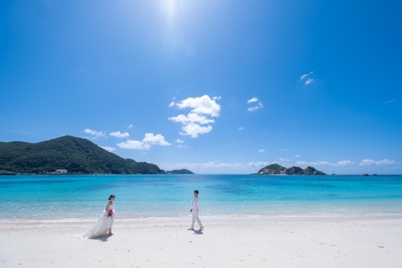 【渡嘉敷島】フォトウェディングM-思い出ムービー付き♪