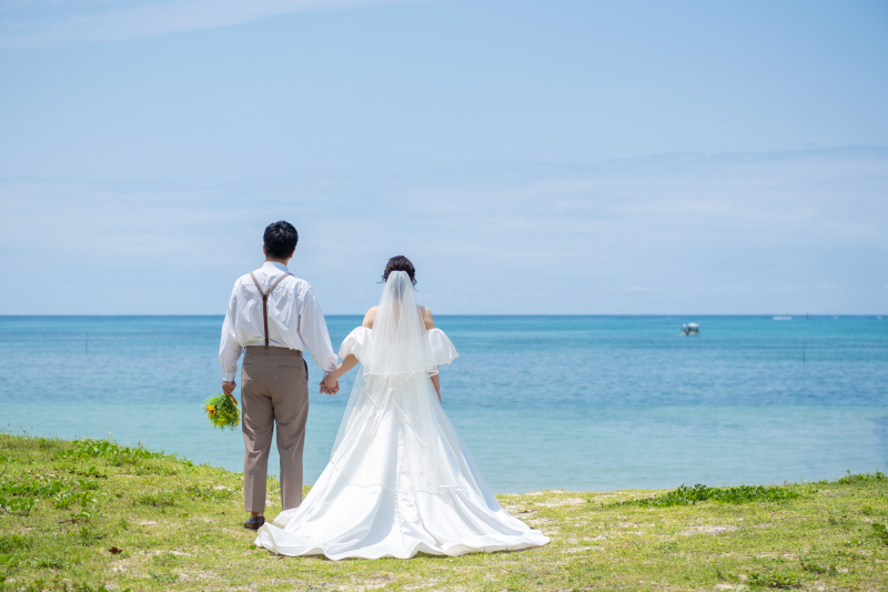 青い海で写真・動画(ドローン付き)のセットプラン