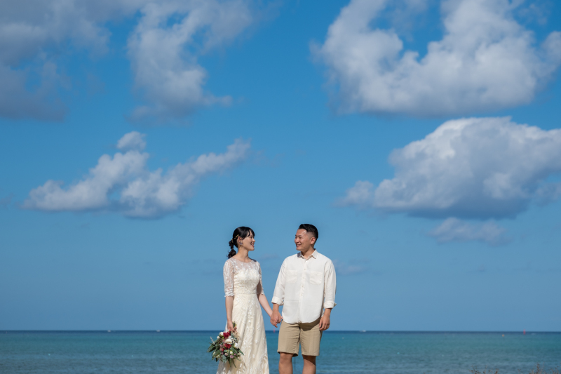 沖縄を旅するフォトウェディングSプラン+サンセット